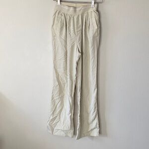 Varley Beige Elastic-Waist Pants